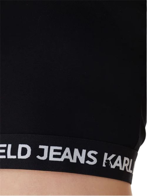 Top corto con logo Karl Lagerfeld jeans | B1W17048999